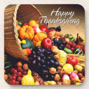 12 Optionen - Untersetzer zum Erntedankfest