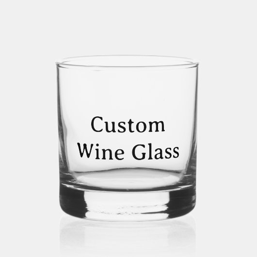 12 oz bedrucktes Rocks Glas (Rückseite)