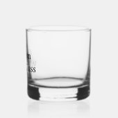 12 oz bedrucktes Rocks Glas (Rechts)