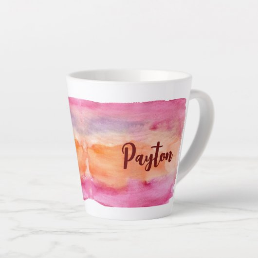 12 oz Blues und Purples Latte Milchtasse (Rechte Ecke)