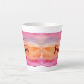 12 oz Blues und Purples Latte Milchtasse (Vorderseite)