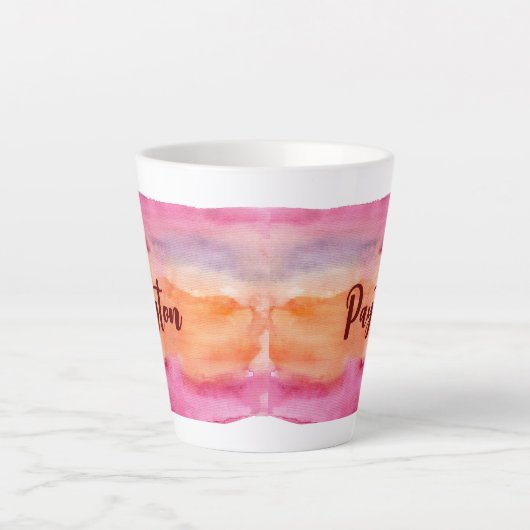 12 oz Blues und Purples Latte Milchtasse (Vorderseite)