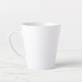 12 Oz Latte White Tasse