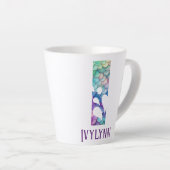 12 oz Mit Monogramm Meerjungfrau gestylt Milchtasse (Rechte Ecke)