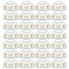 12 oz Skep Form Honey-Label mit Sonnenblume Grün Aufkleber
