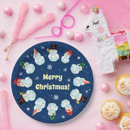 12 Papiertafel für Snowboarder Pappteller (Party)