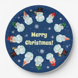 12 Papiertafel für Snowboarder Pappteller