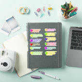 12 PCS - Meldungsklammer für die Herz-Liebe für Ni Aufkleber (iPad Hülle)