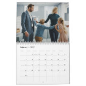 12 Personalisierte monatliche Fotos für benutzerde Kalender (Feb 2027)
