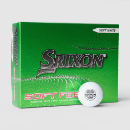 12 Personalisierte Srixon Soft Feel Golf Balls Golfball