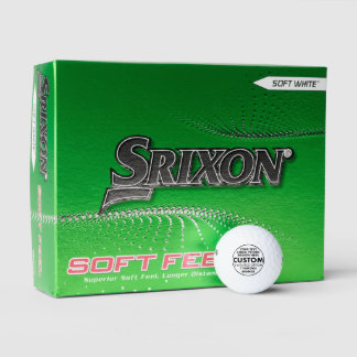 12 Personalisierte Srixon Soft Feel Golf Balls Golfball