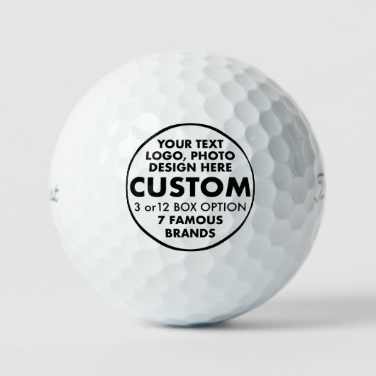 12 Personalisierte Titleist Pro V1 Golfball (Vorderseite)