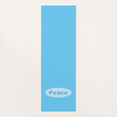 12 Petale Blume Abstrakt Yogamatte (Rückseite)