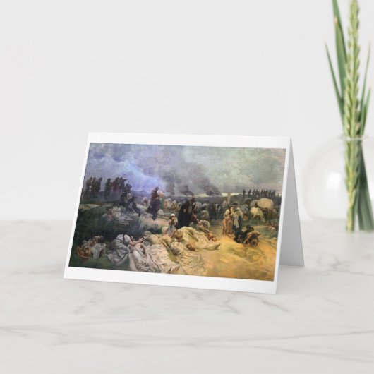 #12 Petr Chelcicky in Vodnany, Mucha Karte (Vorderseite)