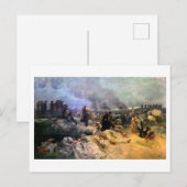 #12 Petr Chelcicky in Vodnany, Mucha Postkarte (Vorne/Hinten)