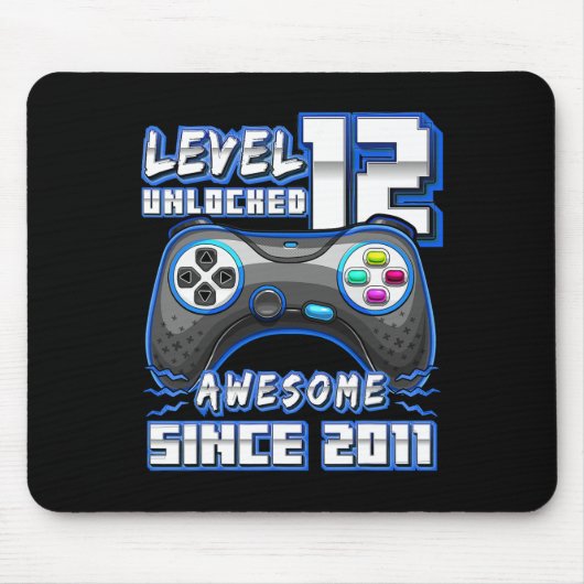 12 Phantastisches 2011 Videospiel 12. Geburtstag Mousepad (Vorne)