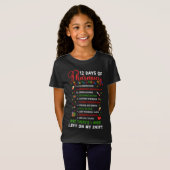 12 Pharmacy Funny Christmas Pharmacist Tec T-Shirt (Vorne ganz)