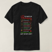 12 Pharmacy Funny Christmas Pharmacist Tec T-Shirt (Design vorne)