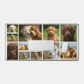 12 Photo Collage Personalized  Desk Mat Schreibtischunterlage (Tastatur & Maus)