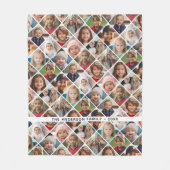 12 Photo Instagram Collage - diamond shaped grid Fleecedecke (Vorderseite)