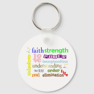 12 Power-Entwurfs-Schlüsselanhänger Schlüsselanhänger