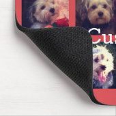 12 quadratische Collage mit Cayenne Hintergrund Mousepad (Ecke)