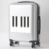 12 realistische Piano Keys Tilable Keyboard Mural Aufkleber (Koffer)