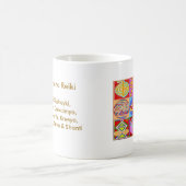 12 Reiki n Karuna Reiki Heilenentwürfe Kaffeetasse (Mittel)