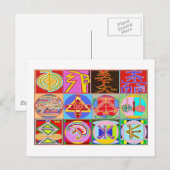12 Reiki n Karuna Reiki Heilkonzepte Postkarte (Vorne/Hinten)