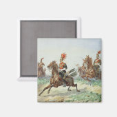 12. Royal Lancers (w/c über Bleistift erhöht mit Magnet (Vorderseite/Rückseite)