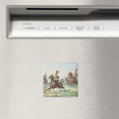 12. Royal Lancers (w/c über Bleistift erhöht mit Magnet (In Situ (Geschirrspüler))