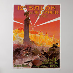 12. Salon de l'Automobile Poster