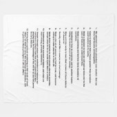 12 Schritt-Decke Fleecedecke (Vorderseite (Horizontal))