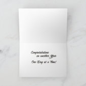 12 Schritt-Erholungsslogans Karte (Innenseite)