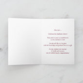 12 Schritt Geburtstag oder Jahrestag 1 Jahr Clean  Karte (Innenseite)