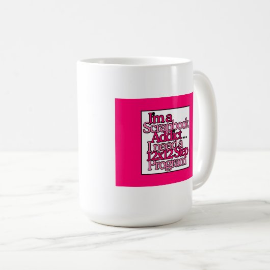 12 Schritt-Programm für einen Kaffeetasse (VorderseiteRechts)