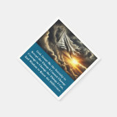 12 Schritt Übergabe-Flagge | Benutzerdefiniertes A Serviette (Ecke)