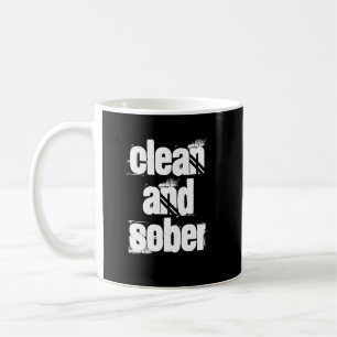 12-Schritte-Entzug-Nüchternheit-Alkoholiker-Slogan Kaffeetasse