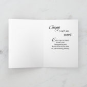 12 Schritte Erholung Förderung des Wandels ist Pro Karte (Innenseite)