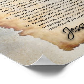 12 Schritte für eine lebenslange spirituelle Erhol Poster (Ecke)