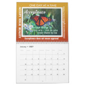 12-Schritte-Recovery-Slogans Schmetterlinge Kalend Kalender (Jan 2027)