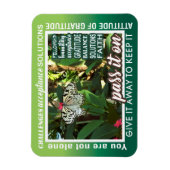 12-Schritte-Wiederherstellungsmagnet weitergeben 2 Magnet (Vertikal)