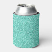 12 Seafoam Glitzer Print Glimmer Glitzern Dosenkühler (Kanne Vorderseite)