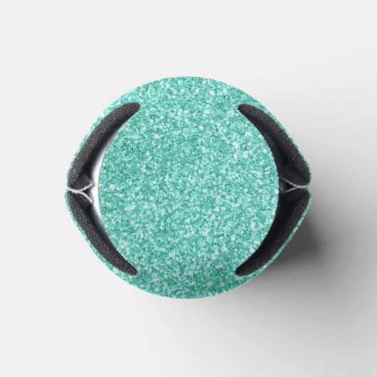 12 Seafoam Glitzer Print Glimmer Glitzern Dosenkühler (Unterseite)