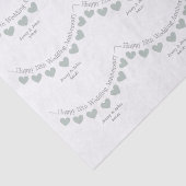 12./seidene Hochzeitjubiläumsjadeheft Seidenpapier (Ausschnitt)