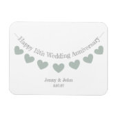 12. Seidenhochzeitgeschenk Magnet (Horizontal)