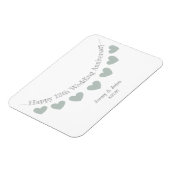 12. Seidenhochzeitgeschenk Magnet (Linke Seite)