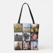 12 Square Foto Collage oder Instagram Foto Tasche (Rückseite)