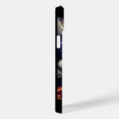 12 Square FotoCollage mit schwarzem Hintergrund Case-Mate iPhone Hülle (Rückseite / Rechts)