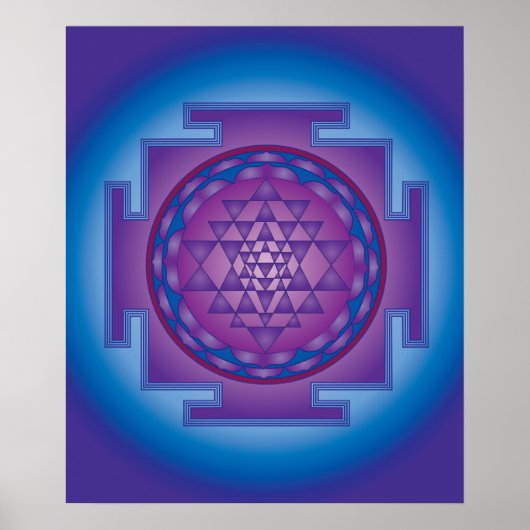 12 SRI YANTRA - TRANSCENDENZ POSTER (Vorne)